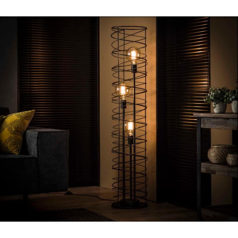 ZI Floor lamp 3L spiral Ø28 cylinder